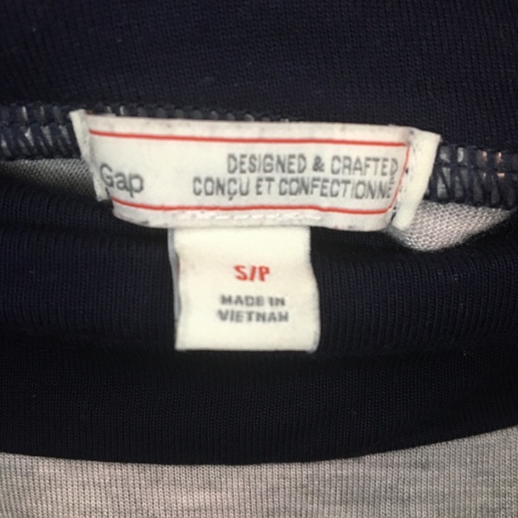 Gap Skirt | Small | Gary and Navy Stripes - Picture 7 of 7